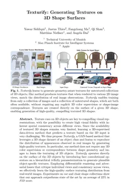 Texturify: Generating Textures on 3D Shape Surfaces