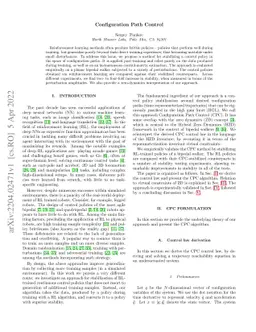 Configuration Path Control