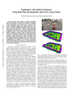Exploration with Global Consistency Using Real-Time Re-integration and
  Active Loop Closure
