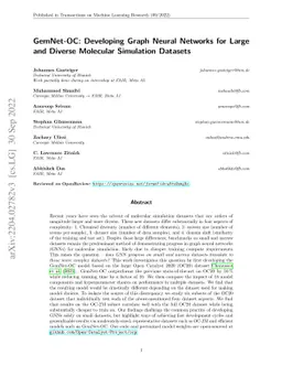 GemNet-OC: Developing Graph Neural Networks for Large and Diverse
  Molecular Simulation Datasets