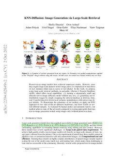 KNN-Diffusion: Image Generation via Large-Scale Retrieval