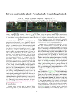Retrieval-based Spatially Adaptive Normalization for Semantic Image
  Synthesis