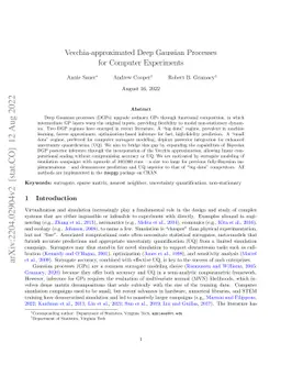 Vecchia-approximated Deep Gaussian Processes for Computer Experiments