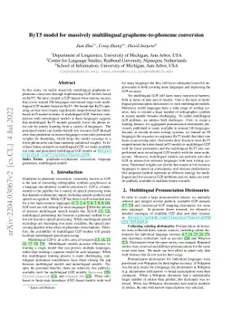 ByT5 model for massively multilingual grapheme-to-phoneme conversion