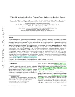 OSCARS: An Outlier-Sensitive Content-Based Radiography Retrieval System