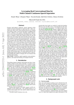 Leveraging Real Conversational Data for Multi-Channel Continuous Speech
  Separation