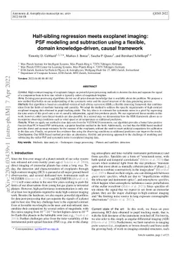 Half-sibling regression meets exoplanet imaging: PSF modeling and
  subtraction using a flexible, domain knowledge-driven, causal framework