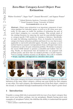 Zero-Shot Category-Level Object Pose Estimation