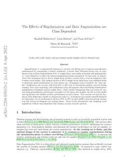 The Effects of Regularization and Data Augmentation are Class Dependent