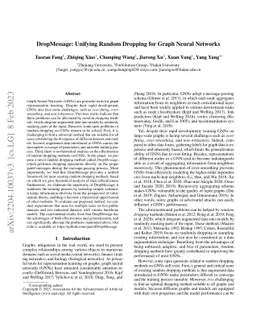 DropMessage: Unifying Random Dropping for Graph Neural Networks