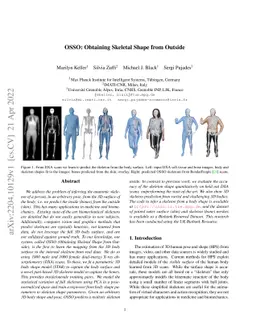 OSSO: Obtaining Skeletal Shape from Outside