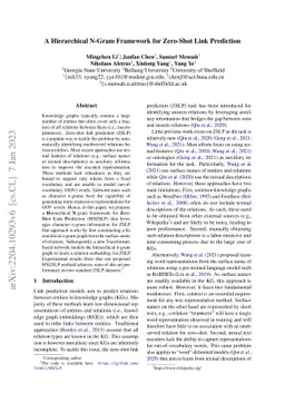 A Hierarchical N-Gram Framework for Zero-Shot Link Prediction
