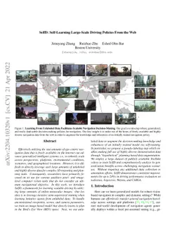 SelfD: Self-Learning Large-Scale Driving Policies From the Web