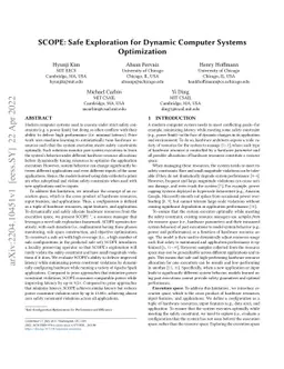 SCOPE: Safe Exploration for Dynamic Computer Systems Optimization