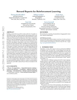 Reward Reports for Reinforcement Learning