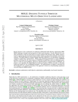 MOLE: Digging Tunnels Through Multimodal Multi-Objective Landscapes