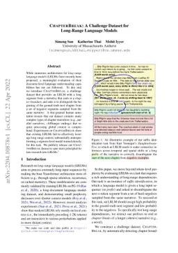 ChapterBreak: A Challenge Dataset for Long-Range Language Models