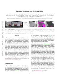 Revealing Occlusions with 4D Neural Fields