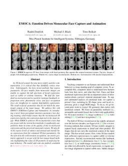 EMOCA: Emotion Driven Monocular Face Capture and Animation