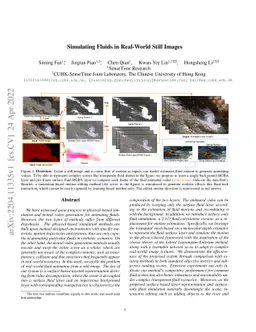 Simulating Fluids in Real-World Still Images