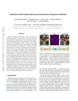 Goal-driven Self-Attentive Recurrent Networks for Trajectory Prediction