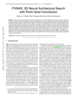PVNAS: 3D Neural Architecture Search with Point-Voxel Convolution