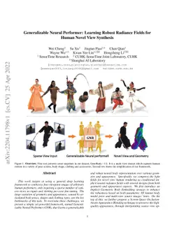 Generalizable Neural Performer: Learning Robust Radiance Fields for
  Human Novel View Synthesis