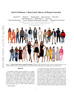 StyleGAN-Human: A Data-Centric Odyssey of Human Generation