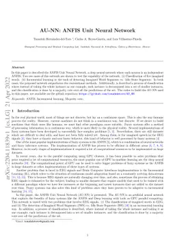 AU-NN: ANFIS Unit Neural Network