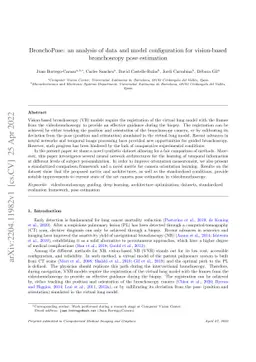BronchoPose: an analysis of data and model configuration for
  vision-based bronchoscopy pose estimation