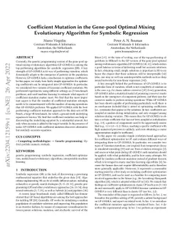 Coefficient Mutation in the Gene-pool Optimal Mixing Evolutionary
  Algorithm for Symbolic Regression