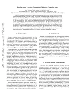 Reinforcement Learning Generation of 4-Qubits Entangled States
