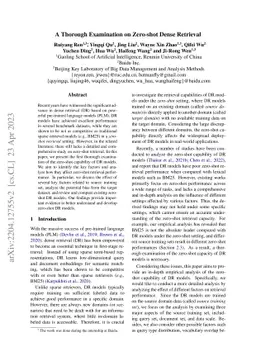 A Thorough Examination on Zero-shot Dense Retrieval