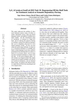 LyS_ACoruña at SemEval-2022 Task 10: Repurposing Off-the-Shelf Tools
  for Sentiment Analysis as Semantic Dependency Parsing