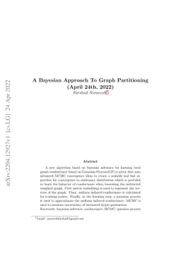 A Bayesian Approach To Graph Partitioning