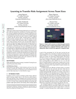 Learning to Transfer Role Assignment Across Team Sizes