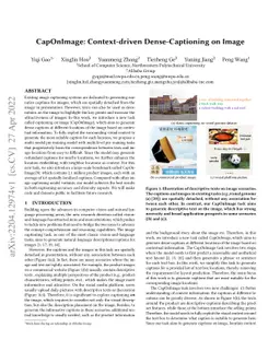 CapOnImage: Context-driven Dense-Captioning on Image