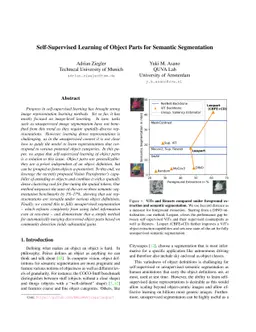 Self-Supervised Learning of Object Parts for Semantic Segmentation