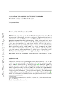 Attention Mechanism in Neural Networks: Where it Comes and Where it Goes