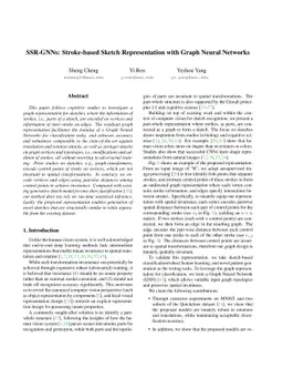SSR-GNNs: Stroke-based Sketch Representation with Graph Neural Networks