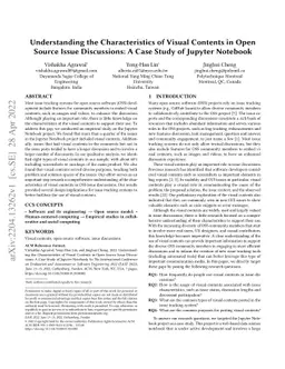 Understanding the Characteristics of Visual Contents in Open Source
  Issue Discussions: A Case Study of Jupyter Notebook