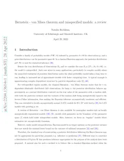 Bernstein - von Mises theorem and misspecified models: a review