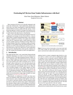 Extricating IoT Devices from Vendor Infrastructure with Karl