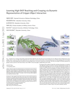 Learning High-DOF Reaching-and-Grasping via Dynamic Representation of
  Gripper-Object Interaction