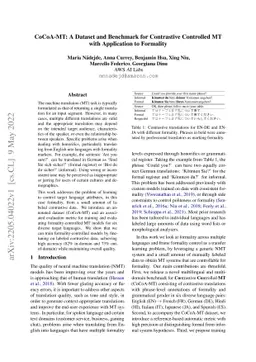 CoCoA-MT: A Dataset and Benchmark for Contrastive Controlled MT with
  Application to Formality