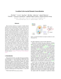 Localized Adversarial Domain Generalization