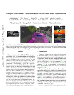 Panoptic Neural Fields: A Semantic Object-Aware Neural Scene
  Representation