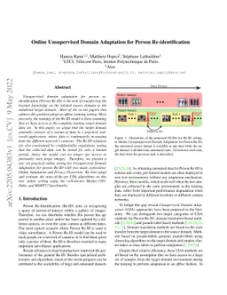 Online Unsupervised Domain Adaptation for Person Re-identification