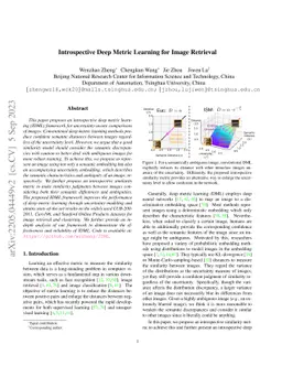 Introspective Deep Metric Learning for Image Retrieval
