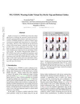 WG-VITON: Wearing-Guide Virtual Try-On for Top and Bottom Clothes